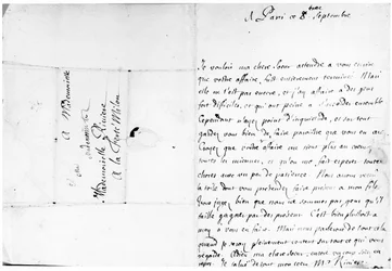 Lettera a sua sorella, Marie, a La Ferté-Milon